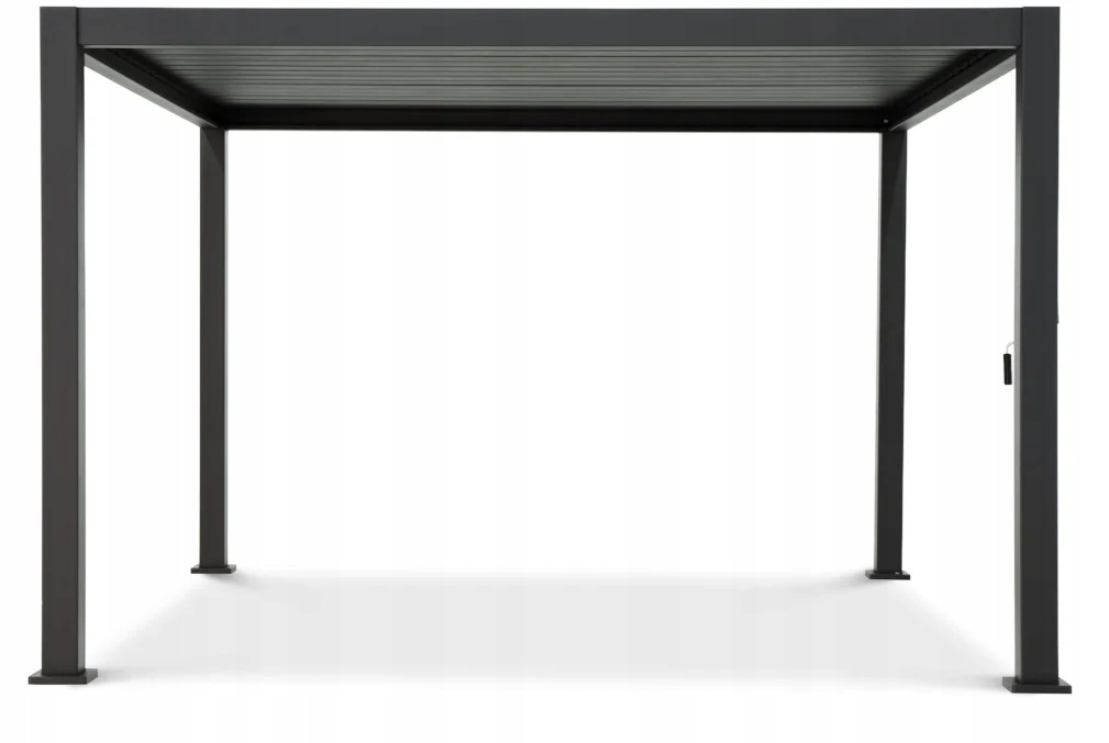 Pergola aluminiowa tarasowa altana 300x400, 3m x 4m z oświetleniem LED