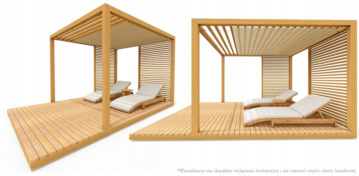 Pergola wypoczynkowa tarasowa altana zadaszenie bezpośrednio od producenta